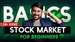 Stock Market For Beginners | Basic to Advanced Free course | investing for beginners | Harsh Goela