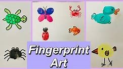 Fingerprint Art for Kids! Easy, Simple & Fun!
