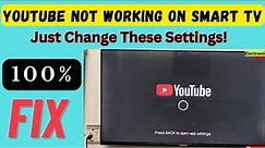 Simple Way to Fix YouTube App Not Working On Smart Android Tv
