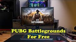 How To Download PUBG Battlegrounds In PC, Laptop For Free