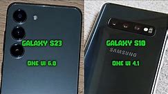 Samsung Galaxy S23 vs Samsung Galaxy S10 - Camera Test (Update - One UI 6.0)