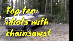 TOP 10 Tree cutting fails and idiots with chainsaws! Funny!