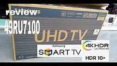 SAMSUNG SMART TV 43RU7100 .Review singkat