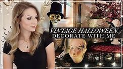 Victorian Inspired Halloween Decorate with Me // Thrifted Decor
