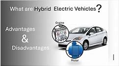 Hybrid electric vehicles | HEV | Their advantages and disadvantages