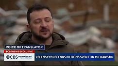 Zelenskyy defends billions spent on military aid