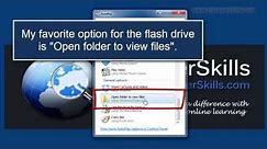 How to Use a Flash Drive - Windows Autoplay