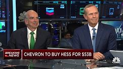 Hess CEO John Hess on Chevron deal: Strategic combination creates the premier oil and gas company