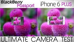 Blackberry Passport vs iPhone 6 Plus - Camera Comparison