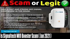 Is Signaltech Wifi Booster Scam {January 2021} Real Product Review - Take a Look Here!