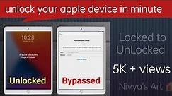 How to unlock apple activation lock |🔓 Trick for apple activation lock Bypass #apple #viral