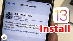Install iOS 13 Public Beta on iPhone using Beta Profile, No Computer!