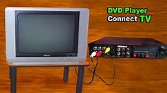 how to connect dvd player - how to connect dvd player to tv