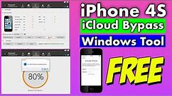 iPhone 4s iCloud Bypass FREE Windows Tool without macOS 2024