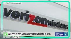 Yes, the Verizon class action lawsuit settlement email is real