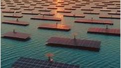 The world's largest solar farm that floats on water.