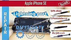 How to replace a 🔌 Lightning port Apple iPhone SE A1662 A1723 A1724