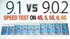 iOS 9.1 VS iOS 9.0.2 Speed Test on iPhone 6S, 6, 5S, 5 & 4S - Is iOS 9.1 Faster?