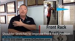 Shoulder Stretches by Hammond Chiropractor to Improve Front Rack Position