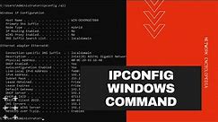 IPCONFIG Command | What it is | How to use it - Network Encyclopedia