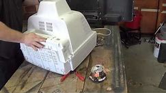 Scrapping an old CRT Tube TV for Copper, aluminum and precious metals REBOOT! - Moose Scrapper #285