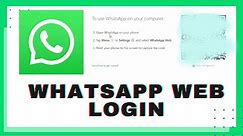 WhatsApp Web Login (Desktop) | How to Login WhatsApp With QR Code?