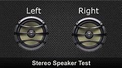 Stereo Speaker Test | Headphone Test | Left Right Channel Test | #stereo