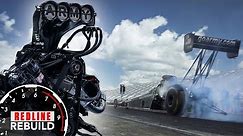 What goes into rebuilding an 11,000-hp Top Fuel dragster engine? | Redline Rebuilds Explained