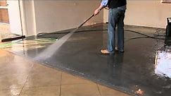 How to seal and colour old and stained concrete with DiamondCoat Tintable Sealer