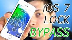 NEW How To Bypass iOS 7 LockScreen & Access ANY iPhone Application