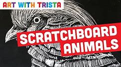 Scratchboard Animal Art Tutorial - Art With Trista