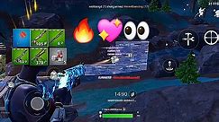 playing Solo with new controls!! FORTNITE MOBILE GAMEPLAY