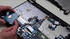 How To Replace HP Hard Drive, HDD, RAM, and Battery - HP Laptop Computer Tutorial