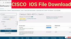 How to Download Cisco Switch and Router Firmware (IOS) File