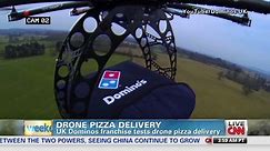 A drone may deliver your next pizza