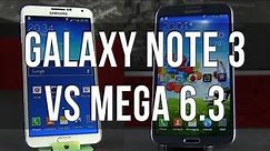 Samsung Galaxy Note 3 vs Samsung Galaxy Mega 6.3 comparison