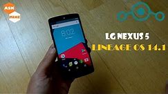 Flash Lineage OS 14.1 LG Google Nexus 5 Android 7.1.2 Nougat