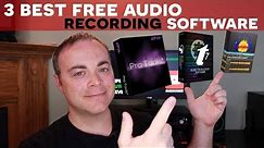 Best Free Audio Recording Software For Windows 10