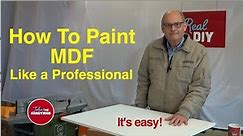 How to Paint MDF Like A Pro! (#10) Looks like a spray finish but done with a roller!