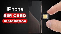 How to insert SIM CARD to iPhone