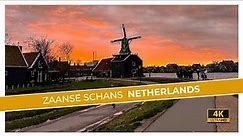Zaanse Schans, Netherlands 🇳🇱 4K Walking Tour