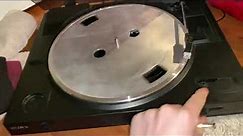 How to correct speed on Sony turntable