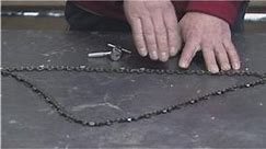 Chainsaws & Tools : How to Shorten the Chain on a Chainsaw