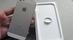 White iPhone 5 unboxing and first look