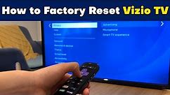 How to Factory Reset Vizio TV - A Step-by-Step Guide