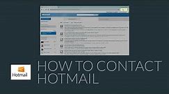 How to Contact Hotmail Support?