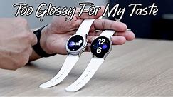 Samsung Galaxy Watch 4 Classic 42mm | Not Digging The Silver Color Too Glossy For My Taste
