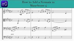 How to add a Fermata in Musescore 4