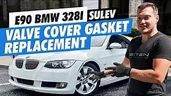 2007-2013 BMW 328i E90 SULEV Valve cover gasket replacement