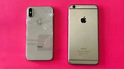 iPhone 6 Plus vs iPhone X